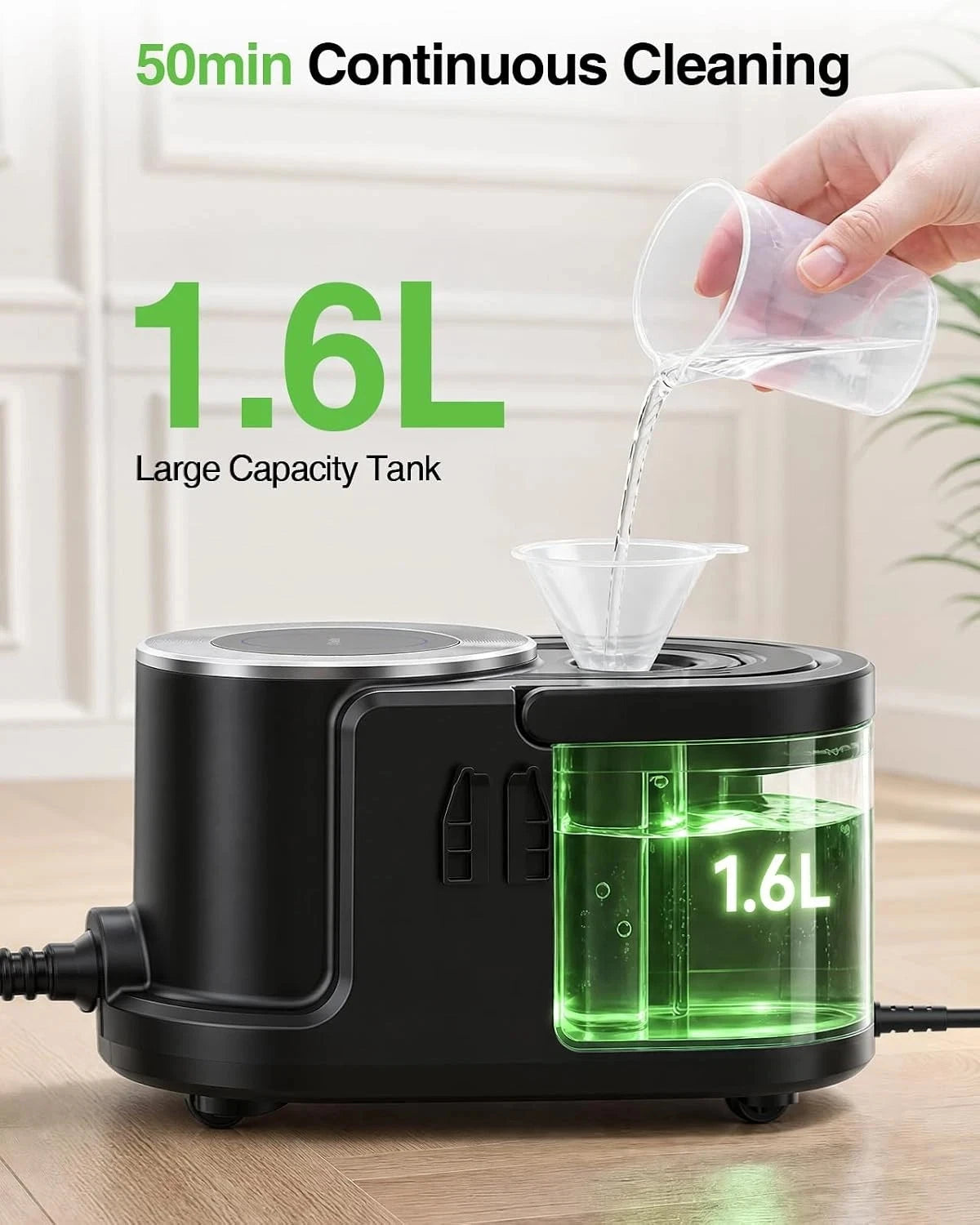 handheld steam cleaner - product view 4