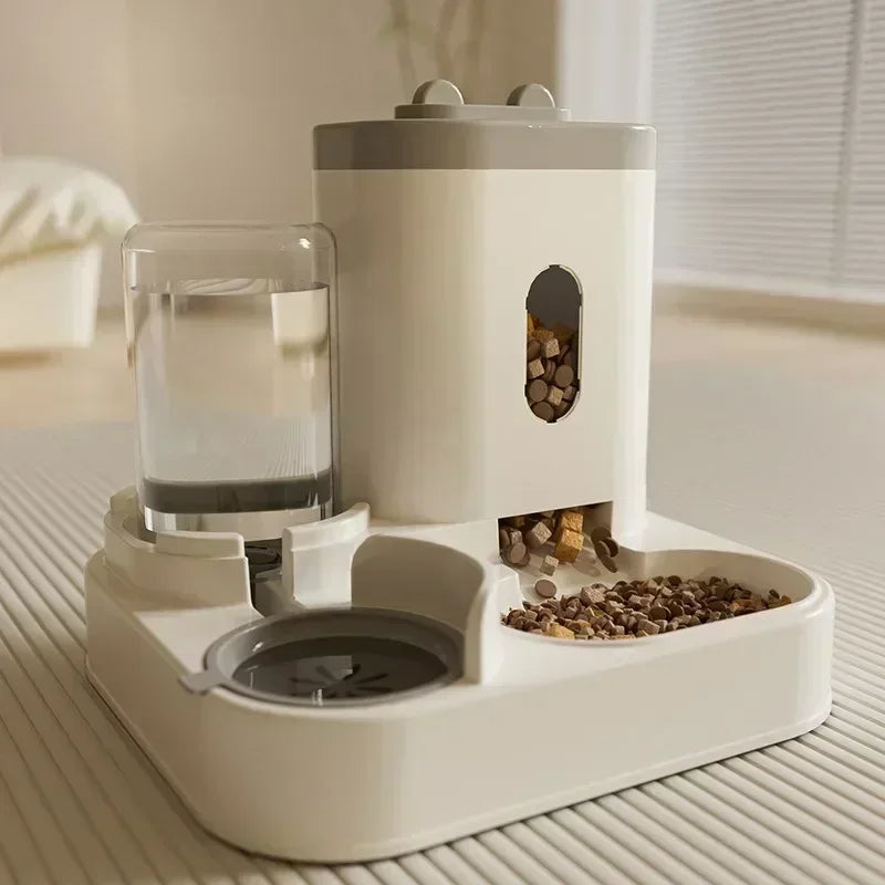 Automatic Pet Feeder with 2L Capacity, Charging Power, Plastic Food Bowl and Raised Stand for Cats and Dogs - product view 6