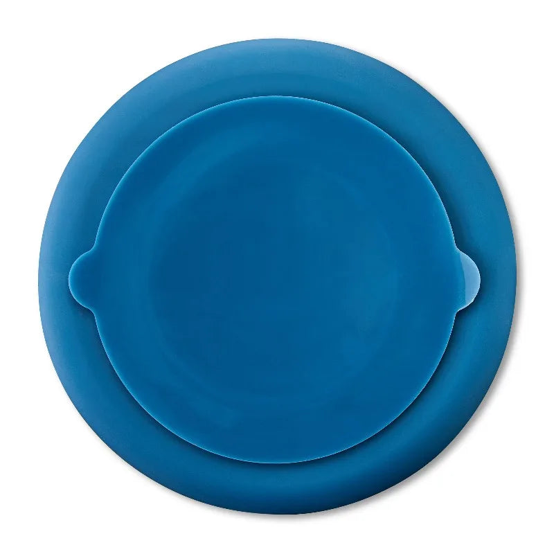 Slow Feeder Dog Bowl, Round Plastic Pet Bowl with Rainbow Design, Non-Slip Base and Dishwasher-Safe Cleaning - product view 2