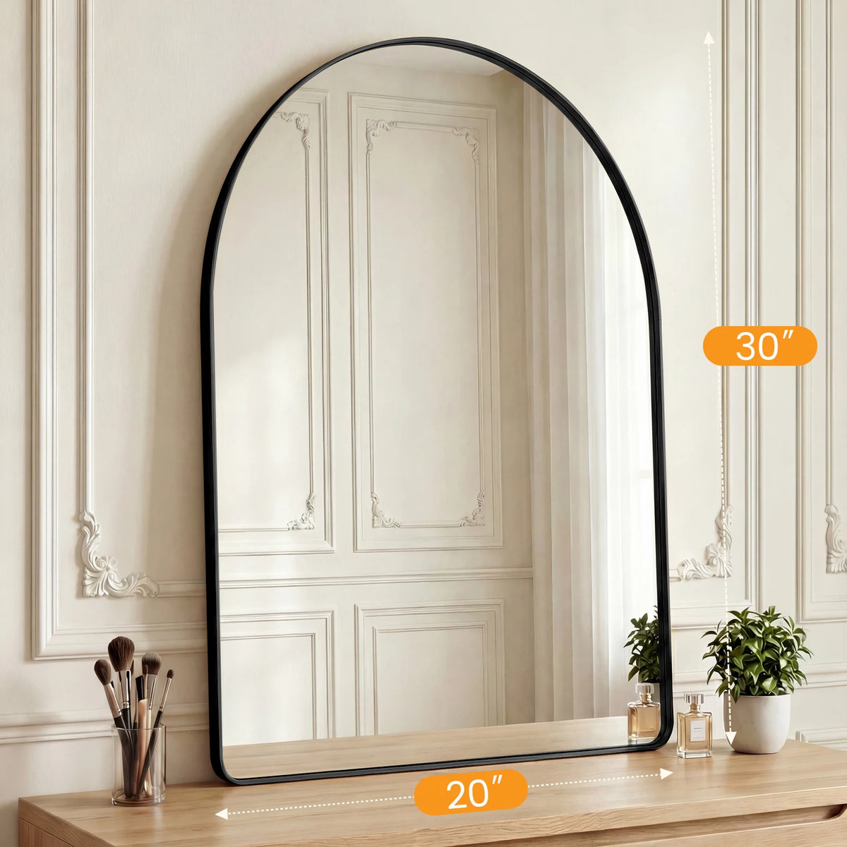 arched full length mirror - product view 1