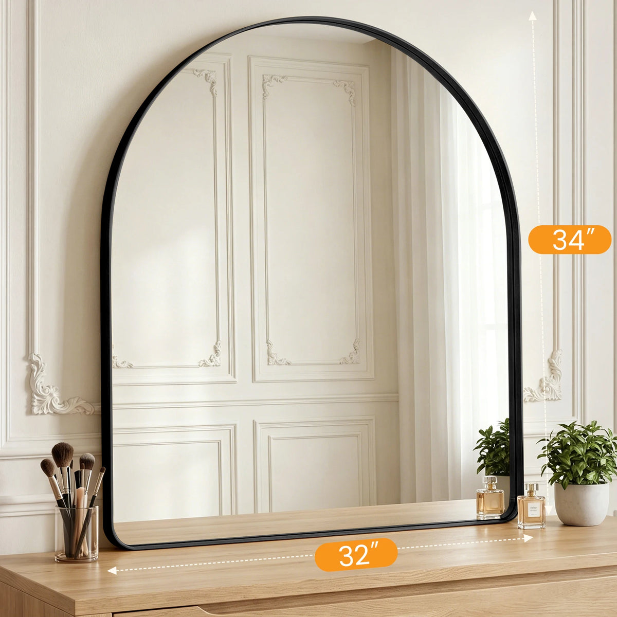 arched full length mirror - product view 2