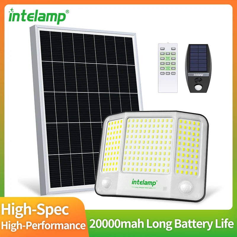solar flood lights - product view 1