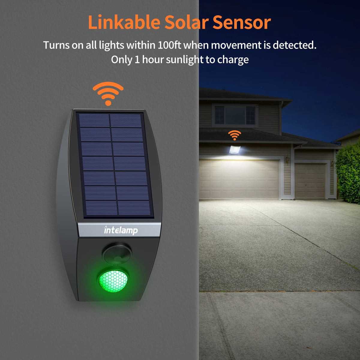 solar flood lights - product view 4