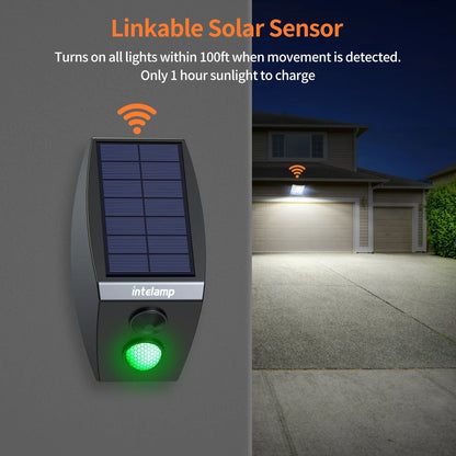Solar Floodlight, 20,000 mAh Battery, 210 LEDs, Motion Sensor, Remote Control, 180° Lighting for Garden and Yard - product view 4