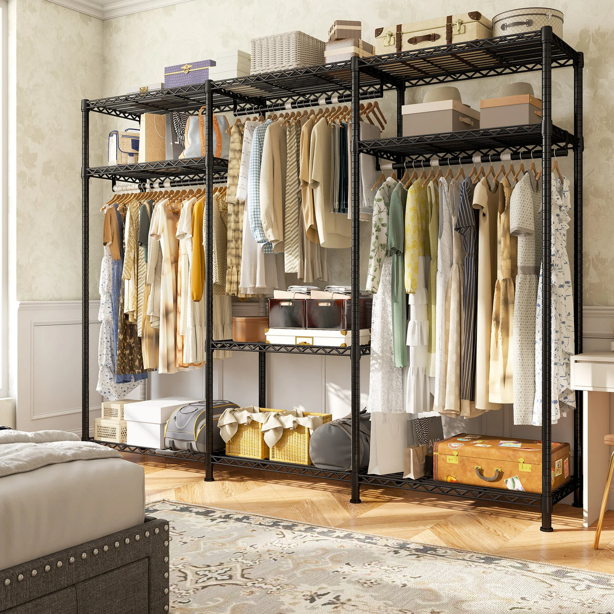 freestanding garment rack - product view 1