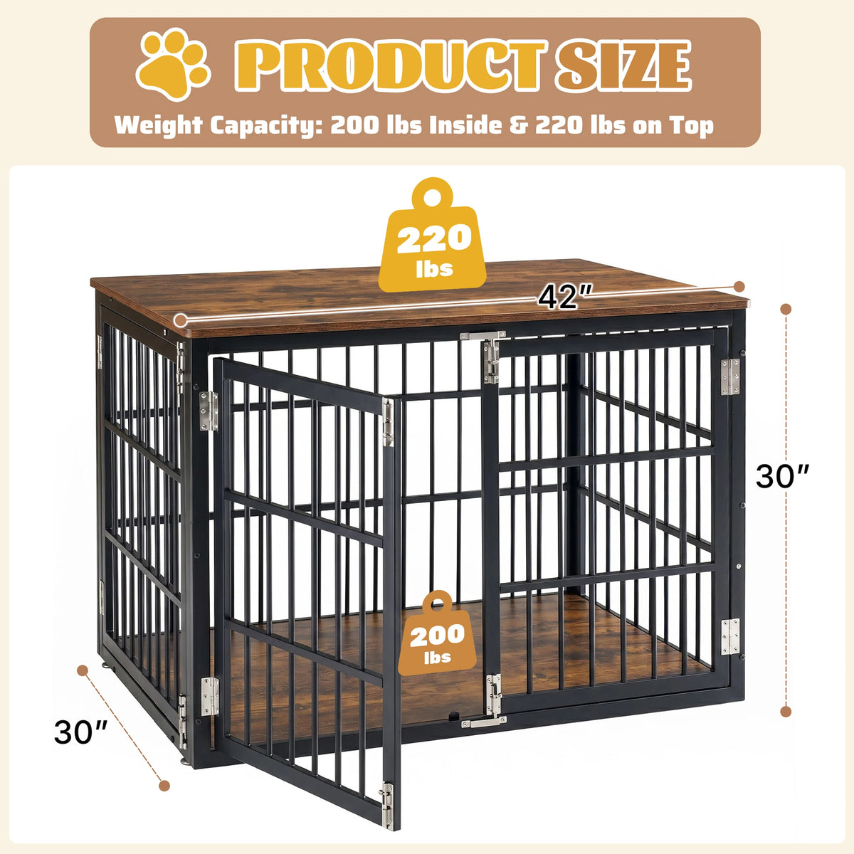 dog crate - product view 3