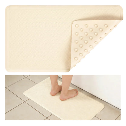 Non-Slip Rubber Bath Mat with Suction Cups, Soft Textured Surface, Water-Resistant Design for Tub, Shower and Wet Floors - product view 2