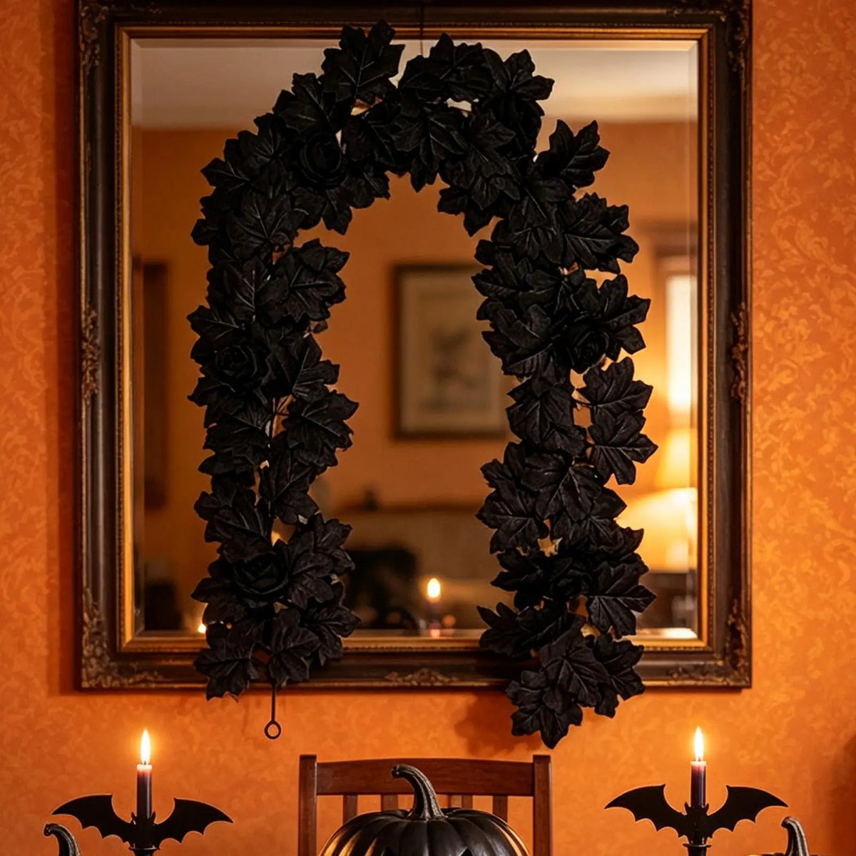 halloween wreath - product view 3