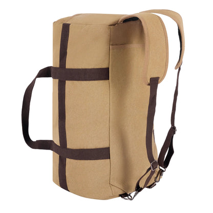 Convertible Travel Duffle Bag, 3-in-1 Carry Design with Backpack Straps, Solid Casual Style for Gym, Camping and Travel - product view 1