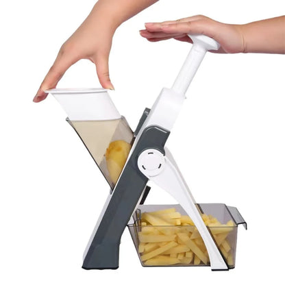 Adjustable Mandoline Slicer, Multi-Functional Vegetable and Fruit Cutter for Slicing, Shredding, Dicing and Fries - product view 1