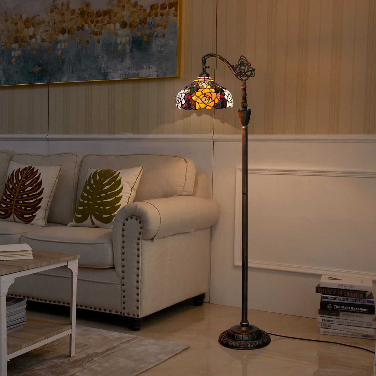 arched floor lamp - product view 2