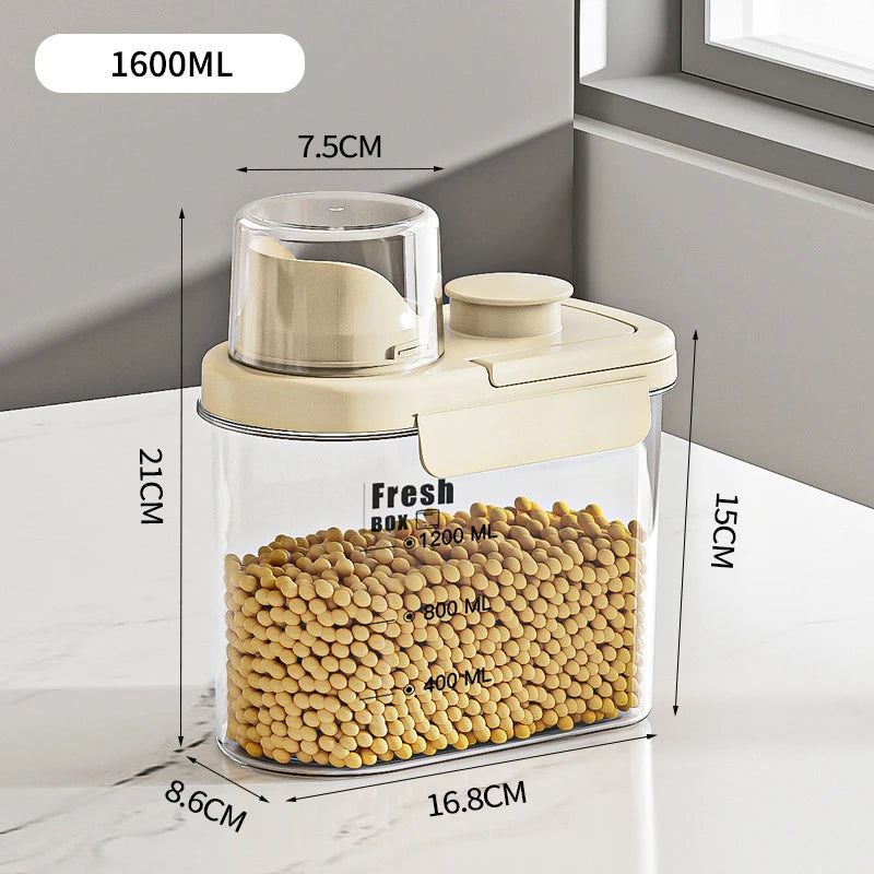 pet food storage container - product view 1