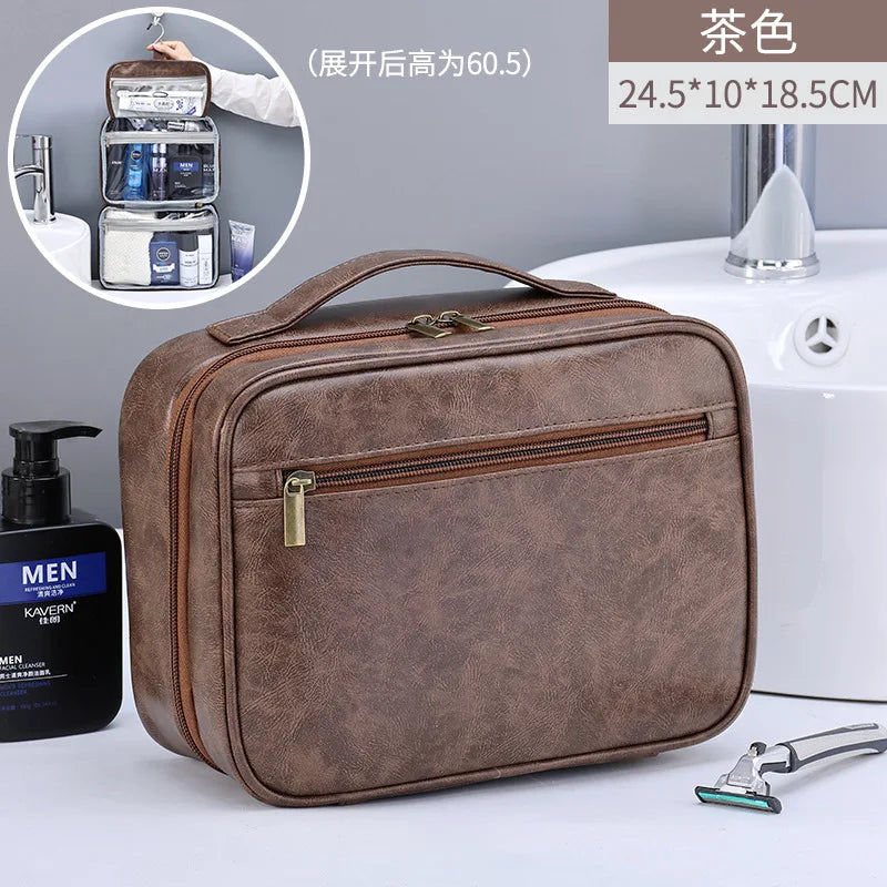 Hanging PU Toiletry Bag, product view 1