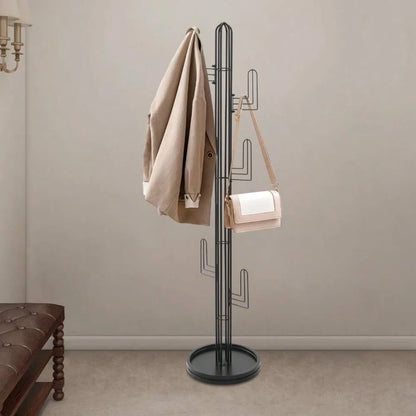 Cactus Freestanding Coat Rack, Vertical Hanging Organizer with Multiple Arms and Stable Base for Entryway, Bedroom or Office - product view 5