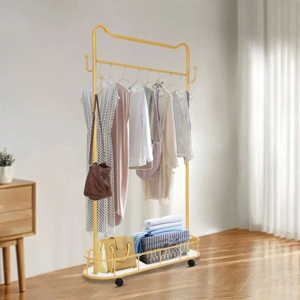 freestanding garment rack - product view 3