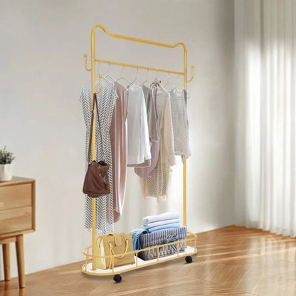 Freestanding Coat Rack with Storage Baskets, Multiple Hooks and Stable Base, 100 x 32 x 173 cm Organizer for Entryway - product view 3