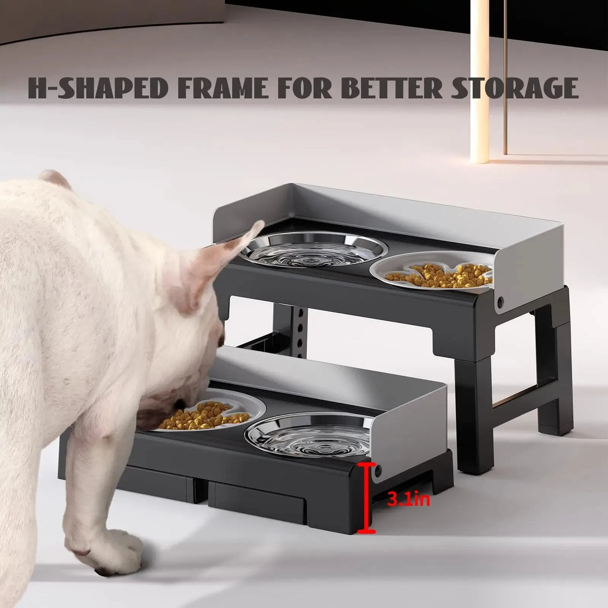 slow feeder dog bowl - product view 3