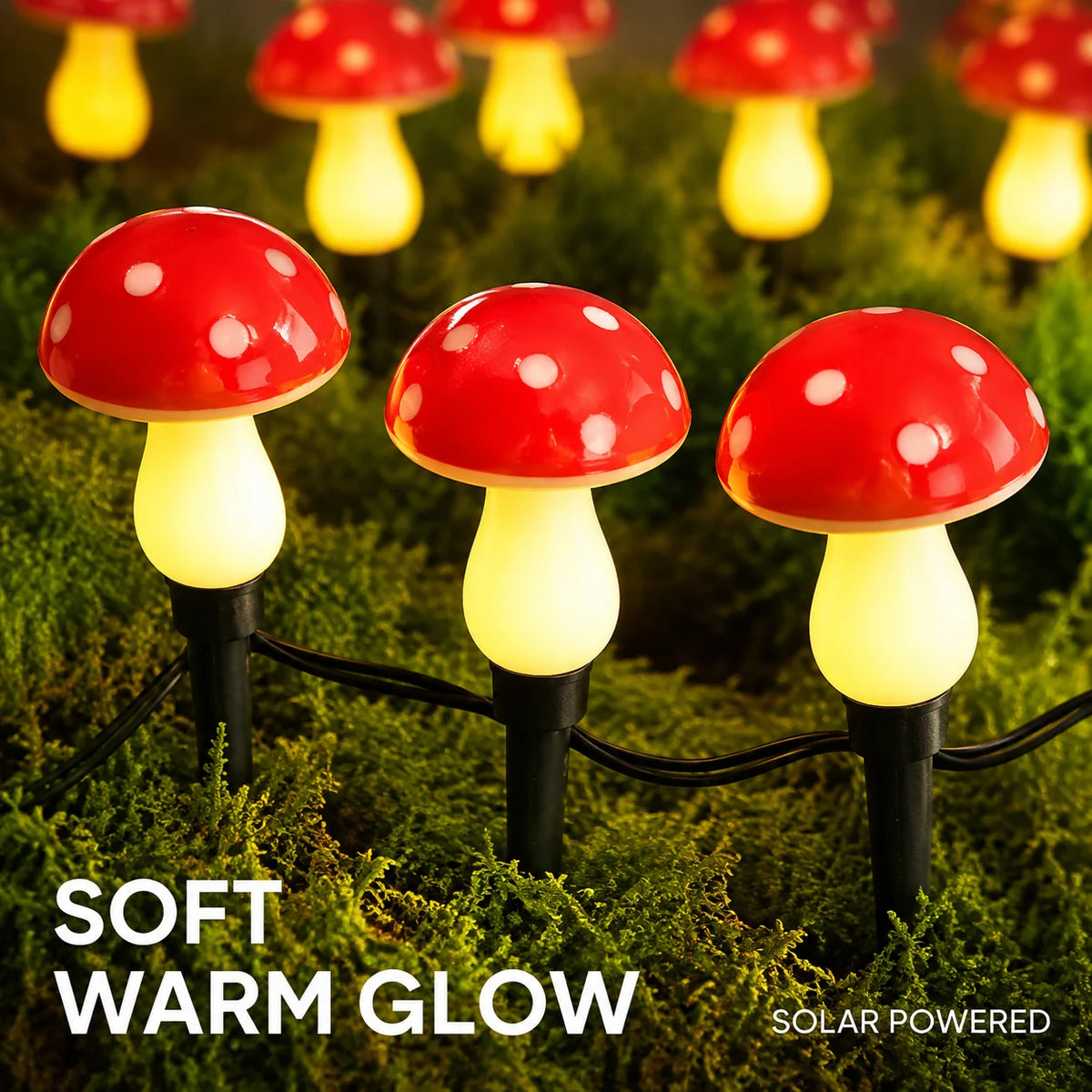 solar pathway lights - product view 3