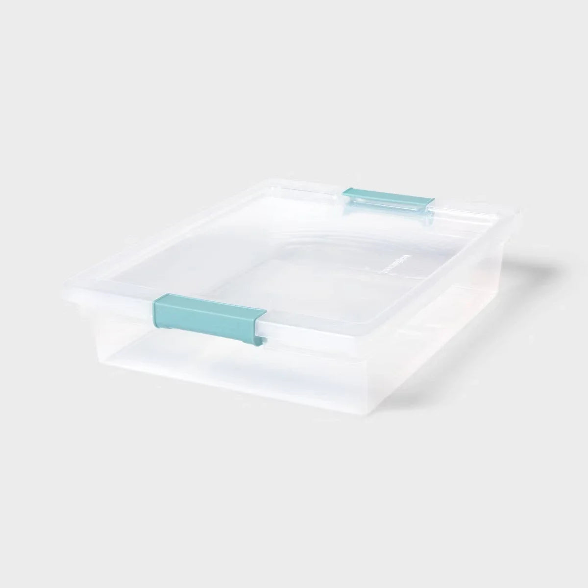 5.8 Qt Stackable Pantry Bin, Clear Plastic Food Storage Container with Latches and Airtight Seal for Kitchen Organization - product view 1