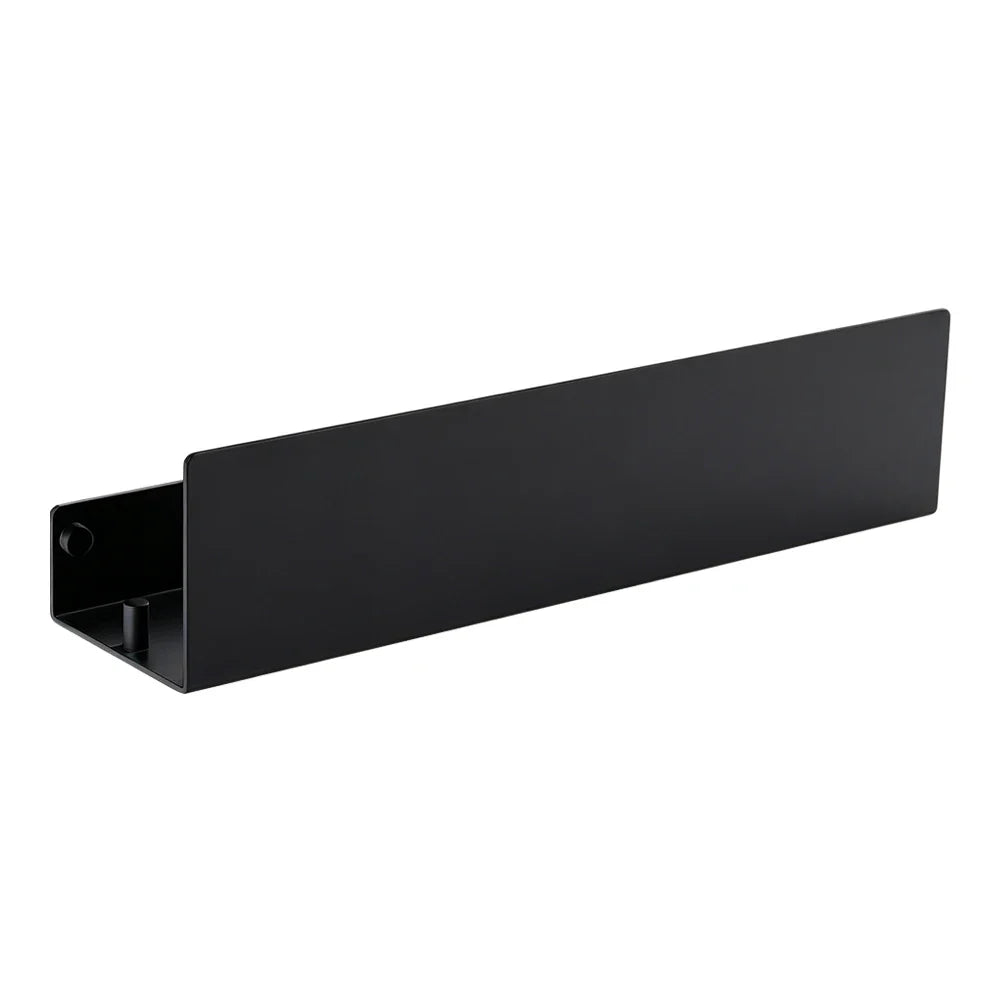 Wall-Mounted Bathroom Shelf, Solid Aluminum Alloy Shower Storage Rack, 30–50 cm Black, Gray or White Options - product view 3