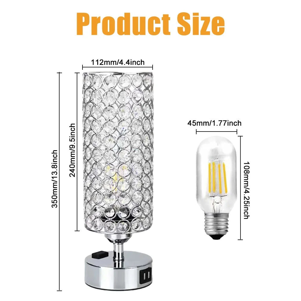 touch control bedside lamp - product view 3