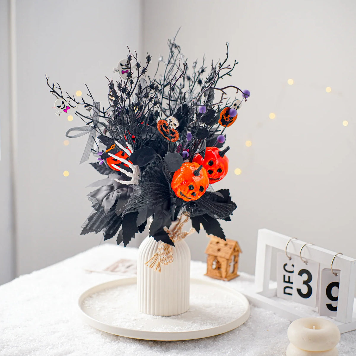 halloween wreath - product view 2