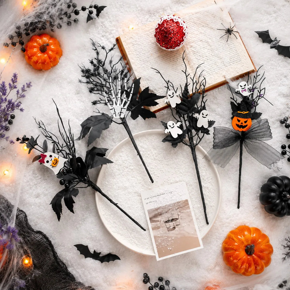 halloween wreath - product view 3