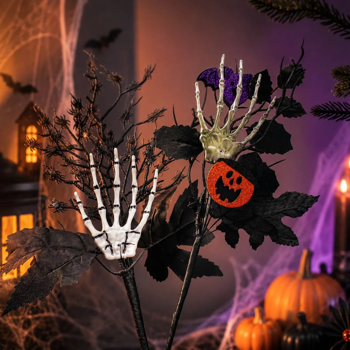 halloween wreath - product view 4