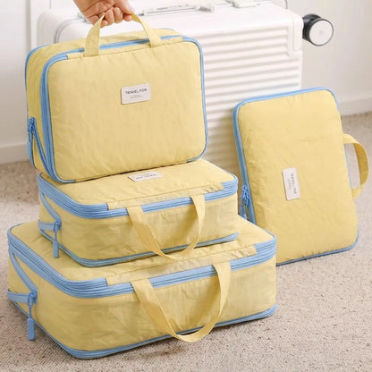 Compression Packing Organizer Bag, Reusable Folding Rectangular Polyester Travel Pouch for Luggage, Suitcases and Multi-Purpose Storage - product view 5
