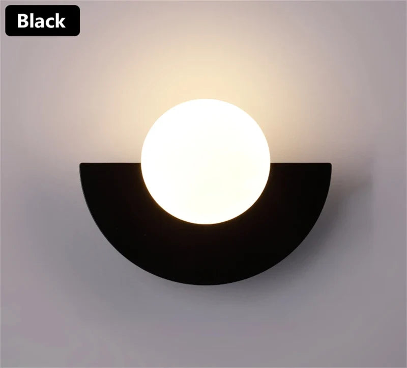Modern Wall Sconce, Plastic Ball Shade with Up-and-Down LED Light, G9 Base, AC Power, 20x16 or 28x20 cm - product view 2