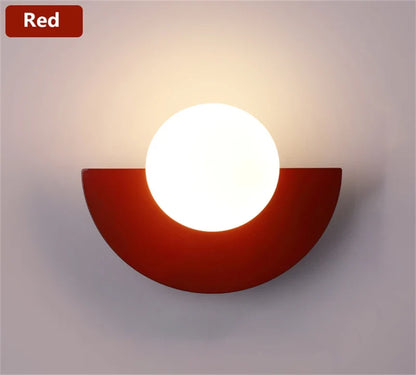 Modern Wall Sconce, Plastic Ball Shade with Up-and-Down LED Light, G9 Base, AC Power, 20x16 or 28x20 cm - product view 3