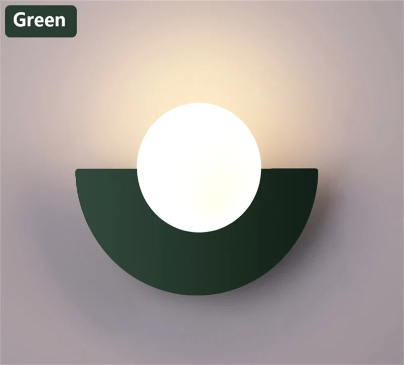 Modern Wall Sconce, Plastic Ball Shade with Up-and-Down LED Light, G9 Base, AC Power, 20x16 or 28x20 cm - product view 6