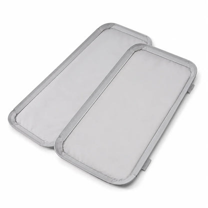 Cat Litter Mat, Washable Sand-Trapping Floor Protector with Non-Slip, Water-Resistant Surface, 2-Piece Option - product view 1