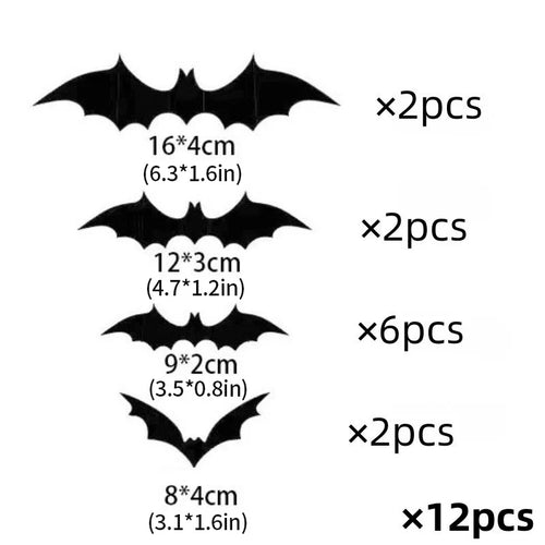 Artificial Halloween Maple Leaf Garland, Paper Hanging Décor with Pumpkins, Ghosts and Bats for Mantels, Doors and Parties - product view 1
