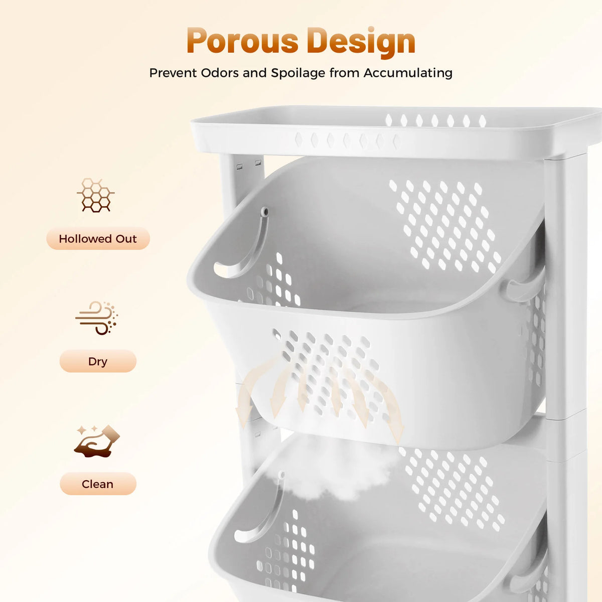 collapsible clothes hamper - product view 4