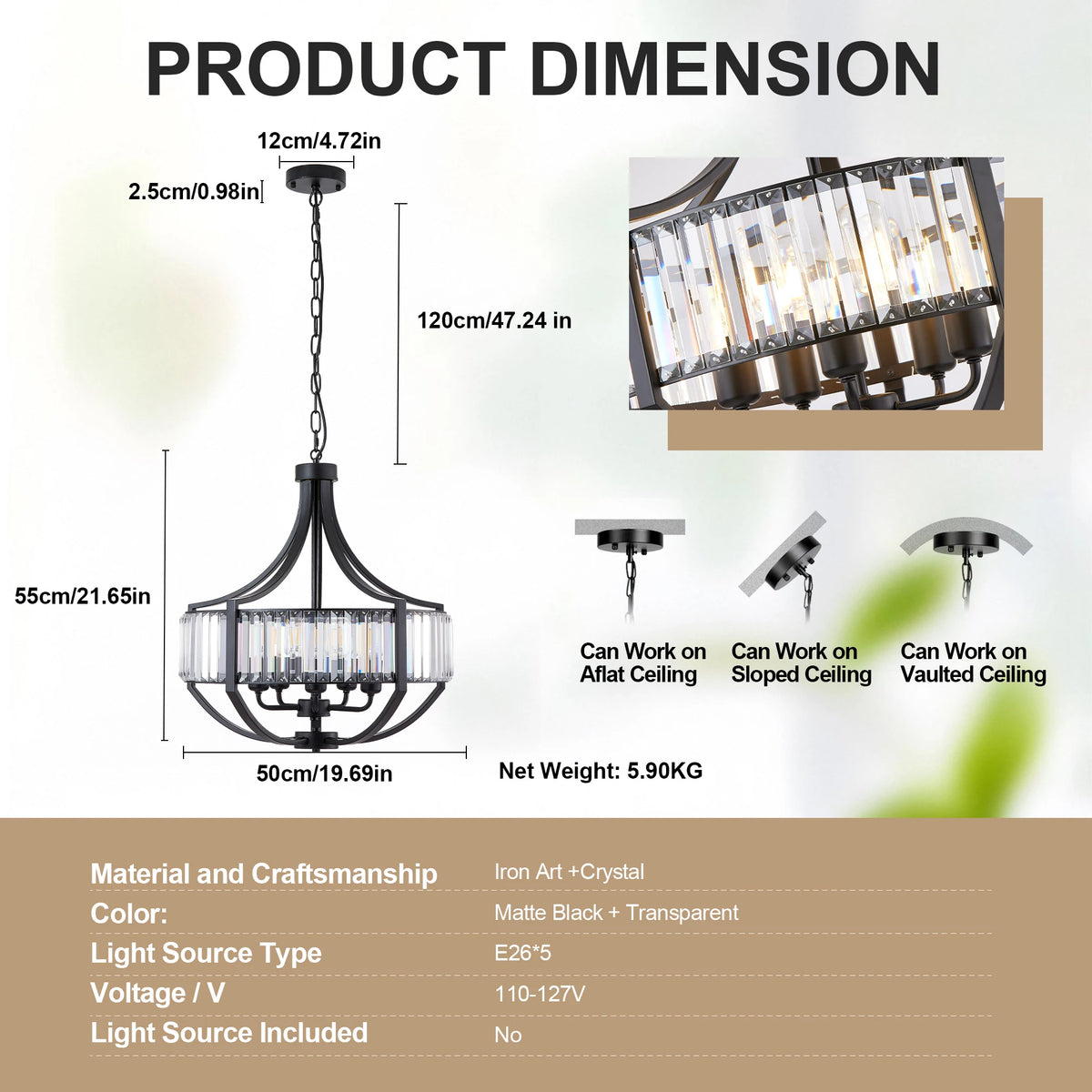 pendant light - product view 3