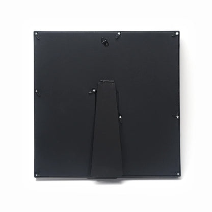 4-Piece Plastic Photo Frame Set, Modern Rectangular Multi-Frame Display for Four 4 x 6 Inch Pictures, Black - product view 3