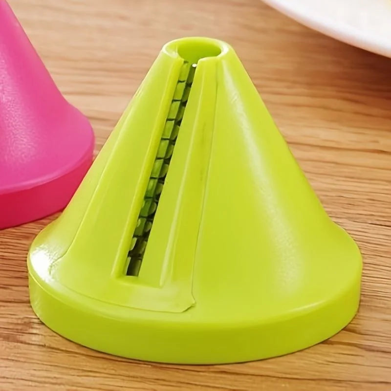 Manual Vegetable Spiralizer Cutter, ABS Body, Stainless Steel Blade, Compact 6.5 x 7 cm Potato and Carrot Grater - product view 1