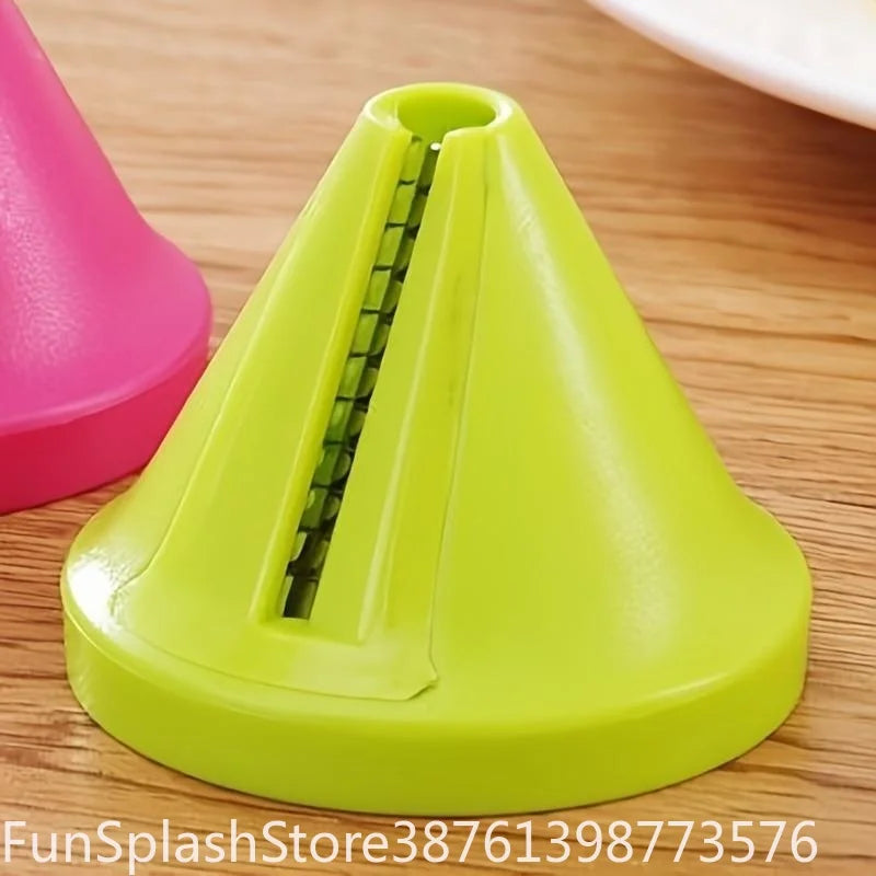 Manual Vegetable Spiralizer Cutter, ABS Body, Stainless Steel Blade, Compact 6.5 x 7 cm Potato and Carrot Grater - product view 4