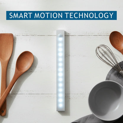 20 cm Motion Sensor Under Cabinet Light, Wireless Rechargeable LED, 3W Cold White, Self-Contained Kitchen and Wardrobe Lamp - product view 3