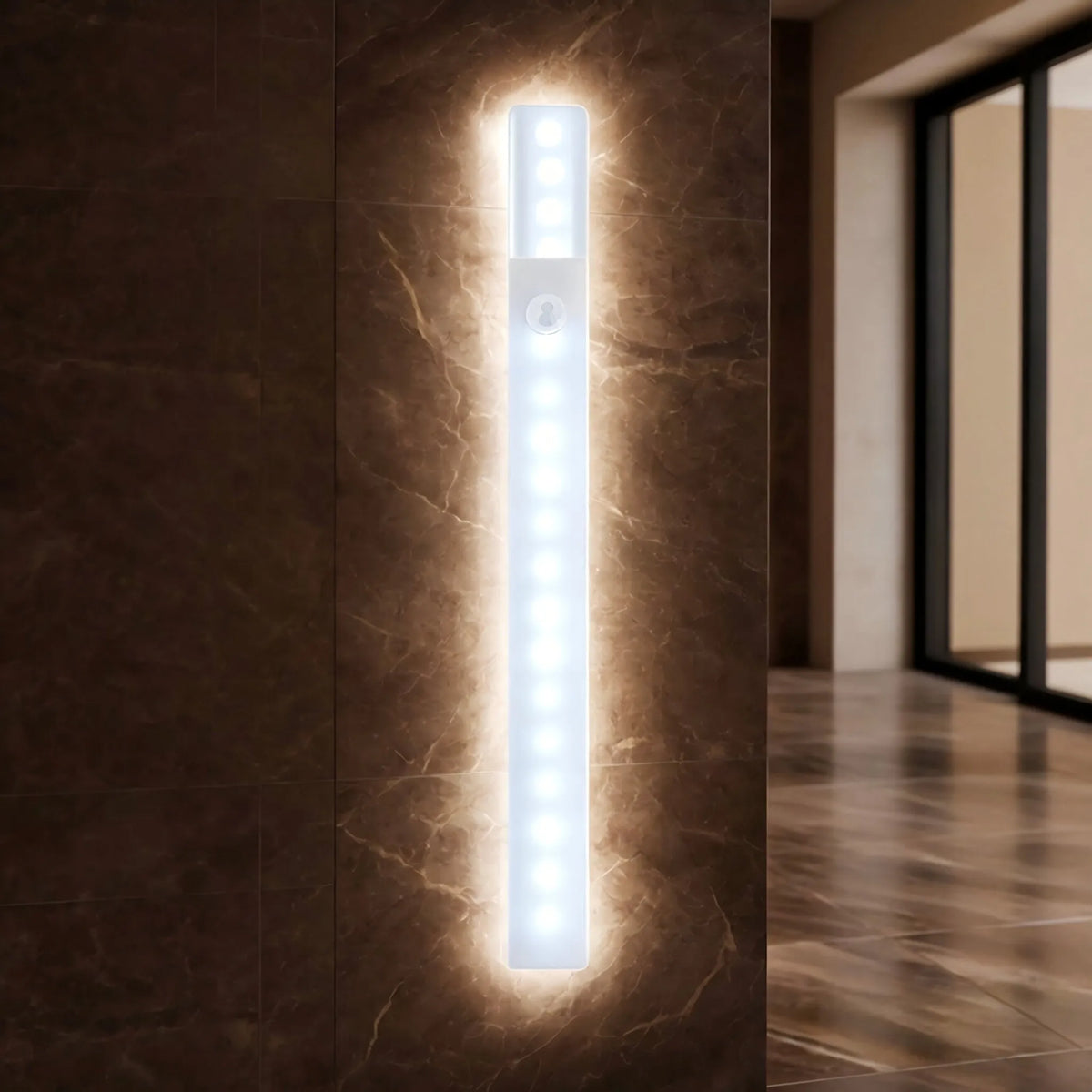 20 cm Motion Sensor Under Cabinet Light, Wireless Rechargeable LED, 3W Cold White, Self-Contained Kitchen and Wardrobe Lamp - product view 5