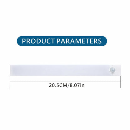 20 cm Motion Sensor Under Cabinet Light, Wireless Rechargeable LED, 3W Cold White, Self-Contained Kitchen and Wardrobe Lamp - product view 6