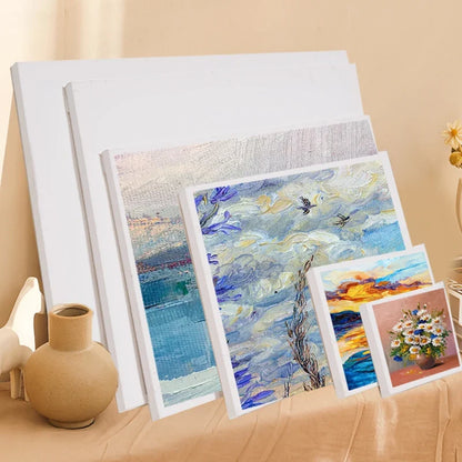 DIY Painting Frame Set with Canvas, Modern Rectangular Wood Frames in Multiple Sizes for Oil Painting and Art Display - product view 1