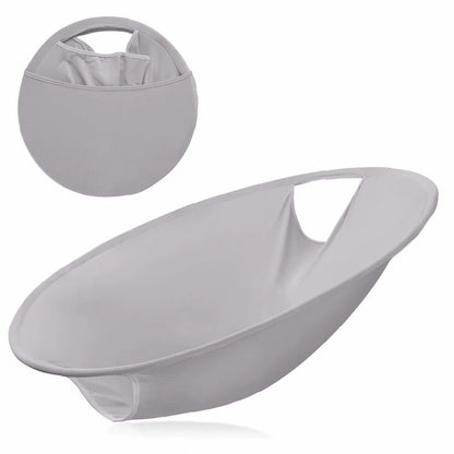 Collapsible Clothes Hamper, XL Foldable Laundry Basket with Roller Wheels for Portable Dirty Clothes Storage - product view 6