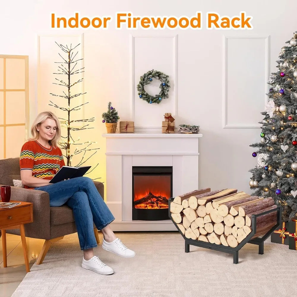 outdoor firewood rack - product view 3