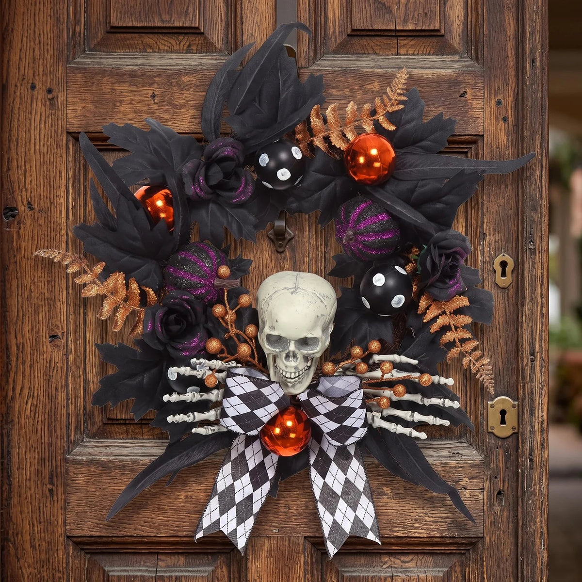 halloween wreath - product view 2