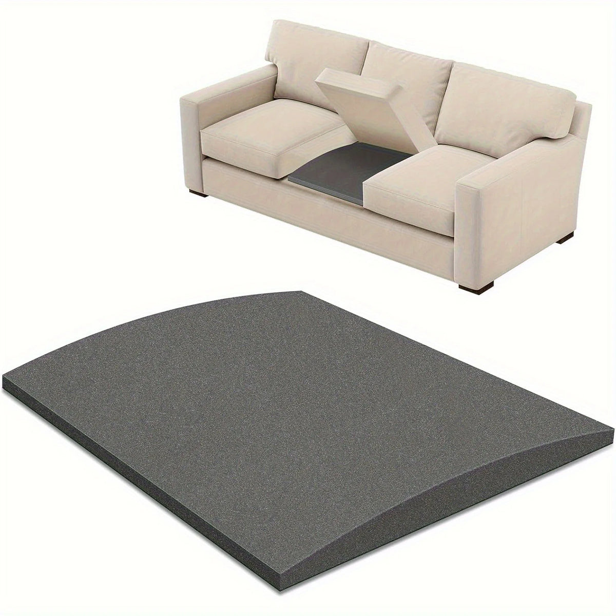 bench cushion - product view 1