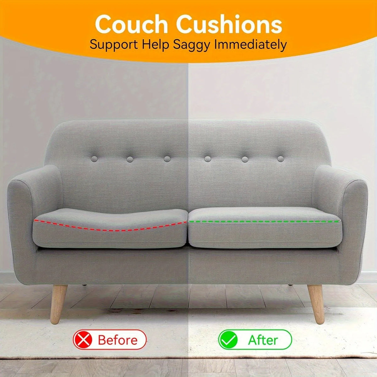 bench cushion - product view 4