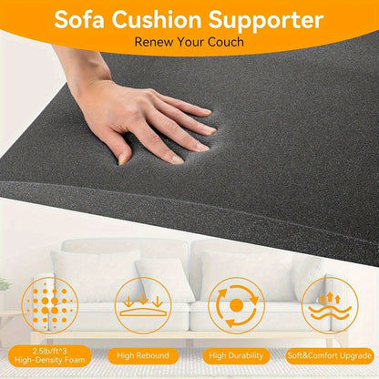Sagging Sofa Cushion Support, High-Density Foam Under-Cushion Seat Repair Insert with Anti-Slip Polyester Cover - product view 5