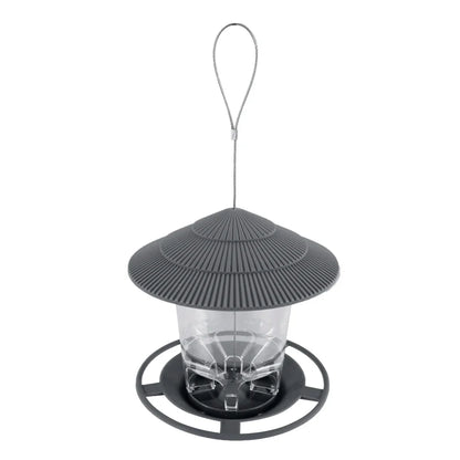 Gazebo Hanging Wild Bird Feeder, 2.6 lb Capacity, Twist-Lock Cover, Detachable Plastic Body with Rope Hook - product view 1